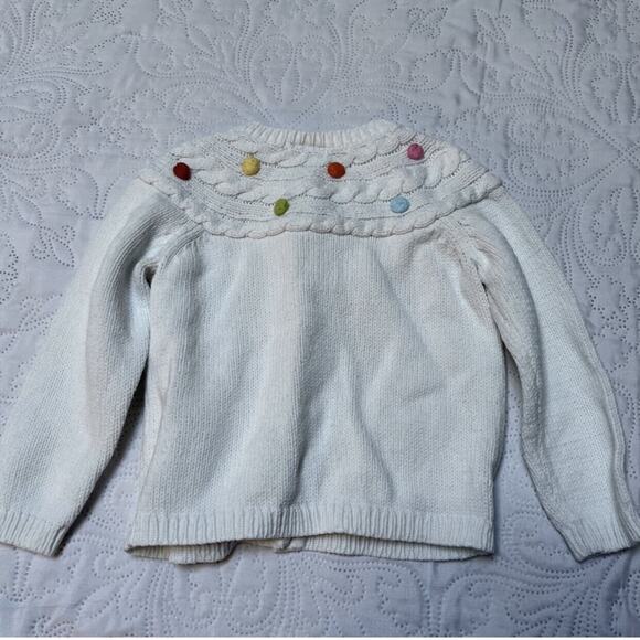 Gymboree Pom Knit Cardigan Sweater Size 18-24m - Picture 4 of 7